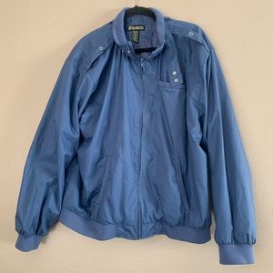 Oversized blue collared jacket